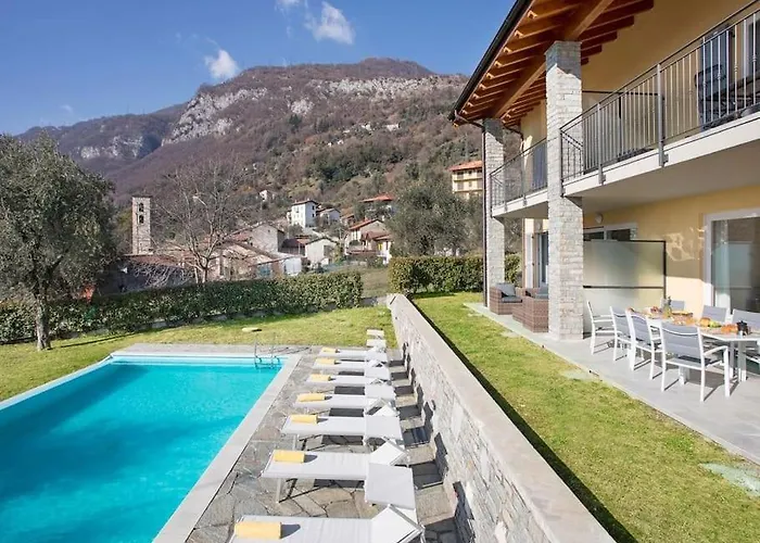Apartment Sanny-grande B Sleeps 8 With Pool By Italian Ossuccio