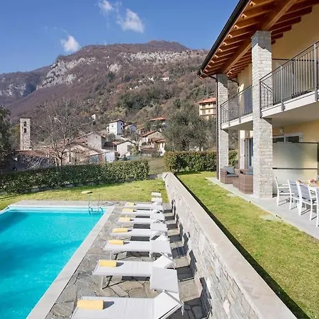 Appartamento Sanny-grande B Sleeps 8 With Pool By Italian Ossuccio